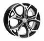 Легковой диск Khomen Wheels KHW1702 7x17 5x110 ET40 67,1 Black-FP